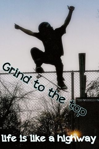 Grind to the top Poster