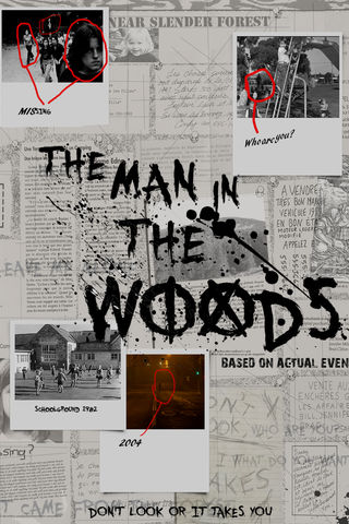 The Man In The Woods Poster